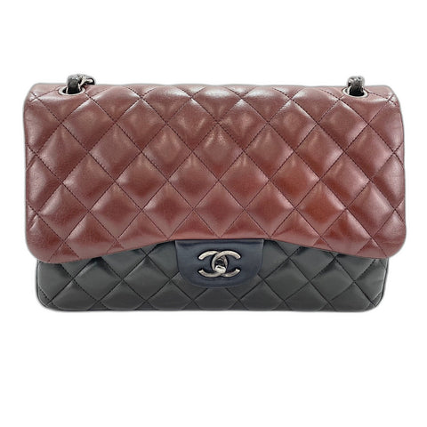 CHANEL Matelasse 30 Shoulder Bag lambskin Brown WS32367