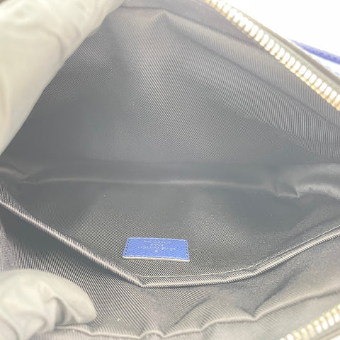 LOUIS VUITTON Messenger PM Shoulder Bag blue WS32370