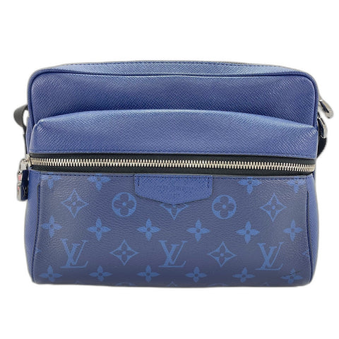 LOUIS VUITTON Messenger PM Shoulder Bag blue WS32370