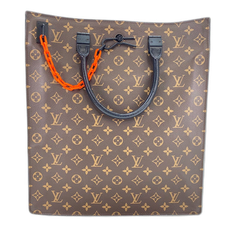 LOUIS VUITTON Sac Plat Handbag Brown WS32371