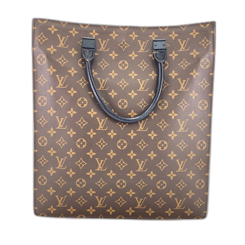 LOUIS VUITTON Sac Plat Handbag Brown WS32371