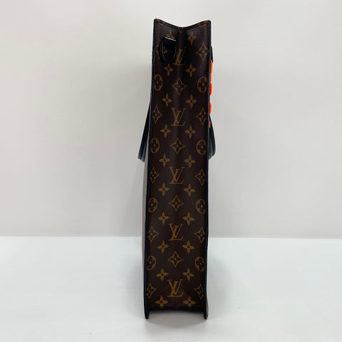 LOUIS VUITTON Sac Plat Handbag Brown WS32371