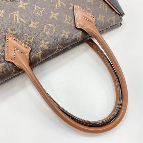 LOUIS VUITTON Tote W PM Handbag Brown WS32373