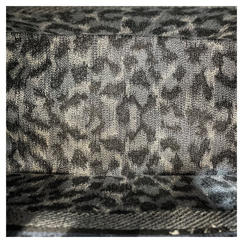 Christian Dior Leopard Print Book Tote Tote Bag blue WS32374