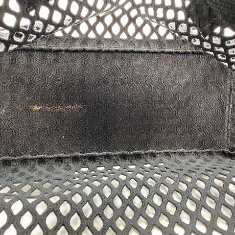 Christian Dior Christian Dior Camp Mesh Shoulder Bag canvas black WS32375