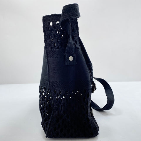 Christian Dior Christian Dior Camp Mesh Shoulder Bag canvas black WS32375