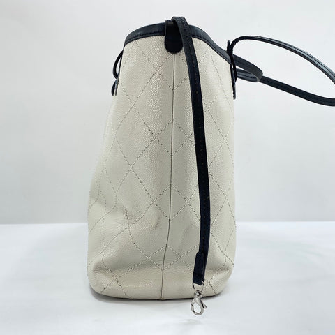 CHANEL Matrasse Tote Bag white WS32377