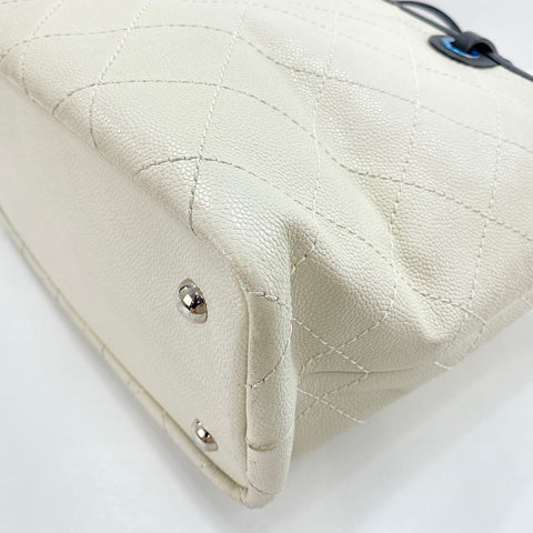 CHANEL Matrasse Tote Bag white WS32377