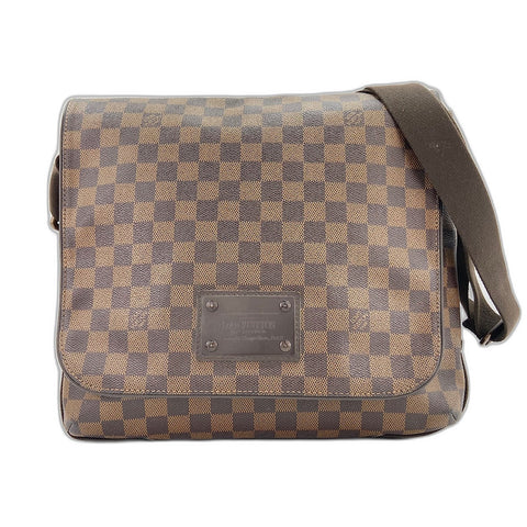 LOUIS VUITTON Brooklyn MM Shoulder Bag Brown WS32380
