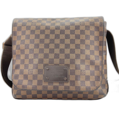 LOUIS VUITTON Brooklyn MM Shoulder Bag Brown WS32380