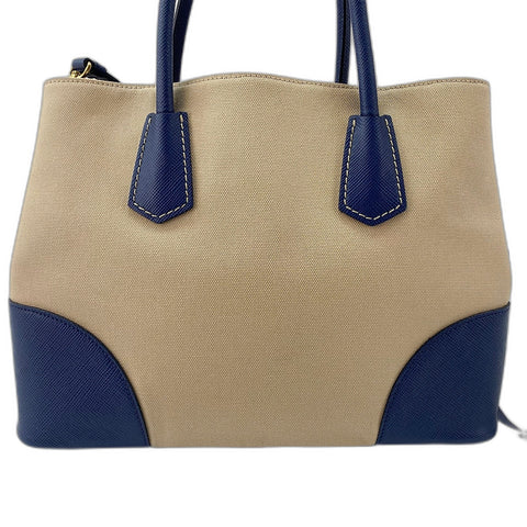 PRADA Canapa 2WAY Handbag canvas beige WS32382
