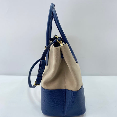 PRADA Canapa 2WAY Handbag canvas beige WS32382