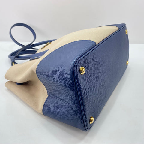 PRADA Canapa 2WAY Handbag canvas beige WS32382