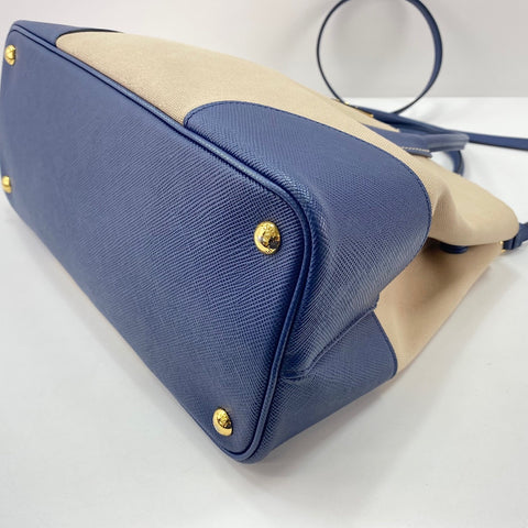 PRADA Canapa 2WAY Handbag canvas beige WS32382