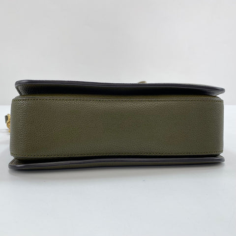 GUCCI Jackie 2WAY Shoulder Bag leather green WS32384