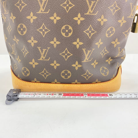 LOUIS VUITTON Lockit Handbag Brown WS32386