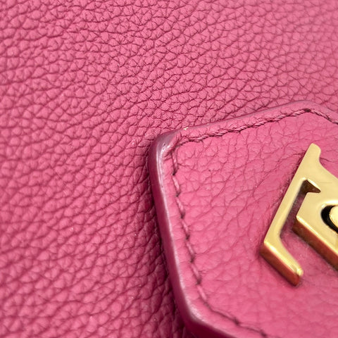 LOUIS VUITTON Lockme PM Handbag Calfskin pink WS32388