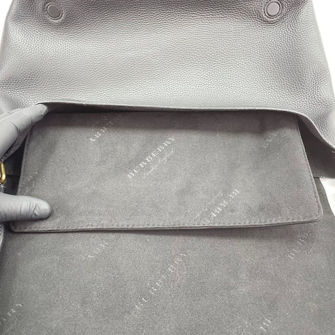 BURBERRY Messenger bag leather black WS32392
