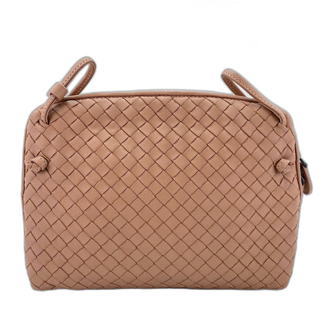 BOTTEGAVENETA INTRECCIATO Shoulder Bag leather beige WS32393