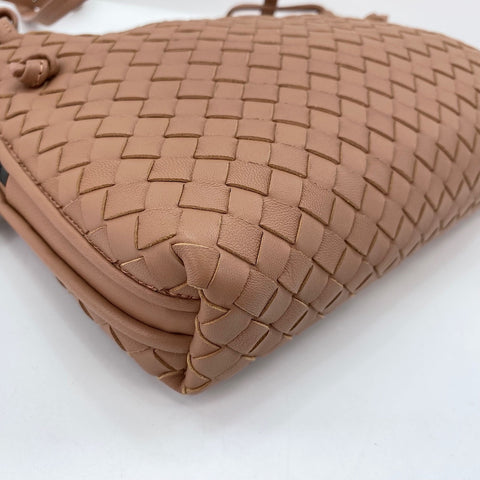 BOTTEGAVENETA INTRECCIATO Shoulder Bag leather beige WS32393