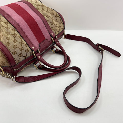 GUCCI 2WAY Boston bag Brown WS32397