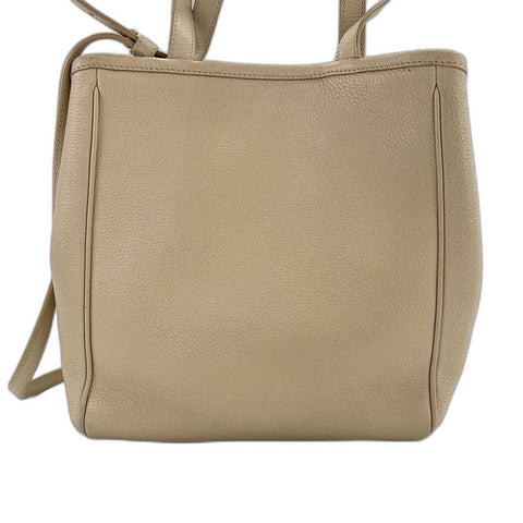 CELINE Small Foldable Cover 2WAY Handbag beige WS32399