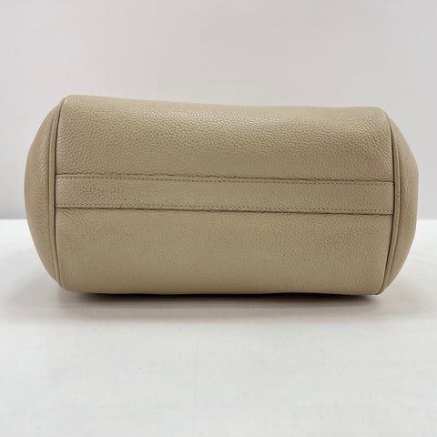 CELINE Small Foldable Cover 2WAY Handbag beige WS32399
