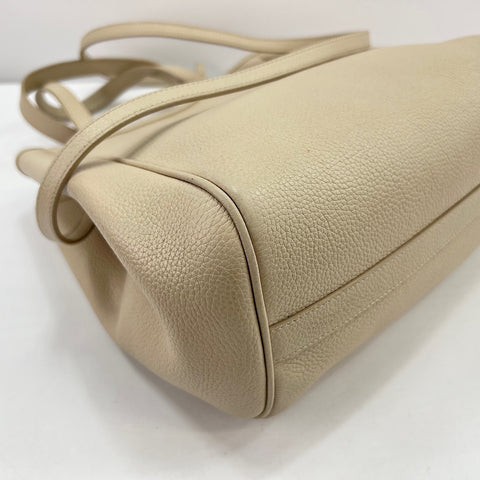CELINE Small Foldable Cover 2WAY Handbag beige WS32399