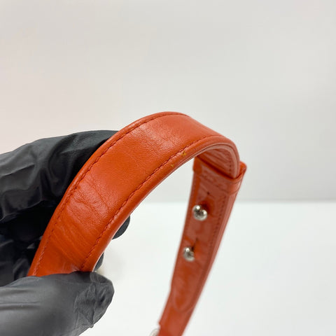 CHANEL Boy Chanel Medium Shoulder Bag enamel Orange WS32405