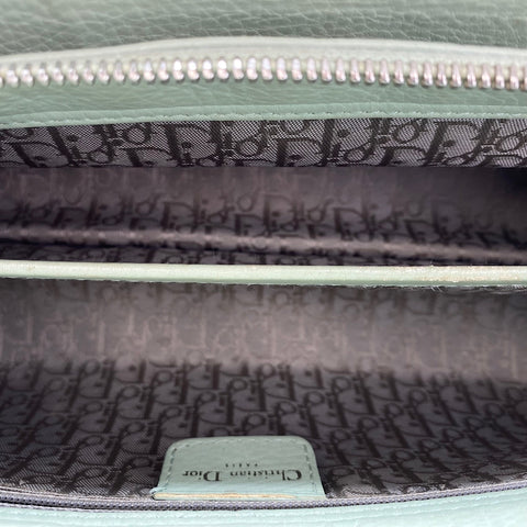 Christian Dior Canage Handbag leather green WS32406