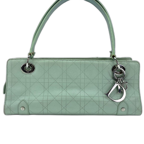 Christian Dior Canage Handbag leather green WS32406