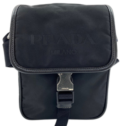 PRADA Re-Nylon Shoulder Bag Nylon black WS32408