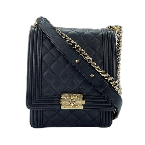 CHANEL Boy chanel Shoulder Bag lambskin black WS32409