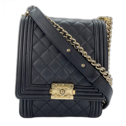 CHANEL Boy chanel Shoulder Bag lambskin black WS32409