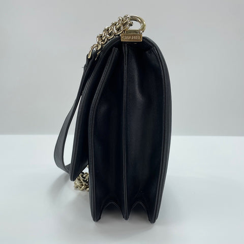 CHANEL Boy chanel Shoulder Bag lambskin black WS32409