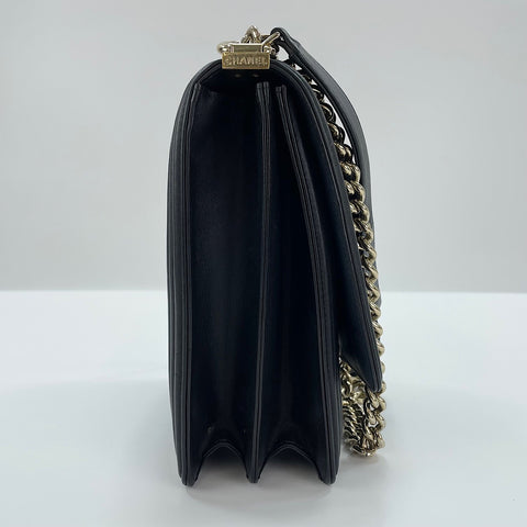 CHANEL Boy chanel Shoulder Bag lambskin black WS32409