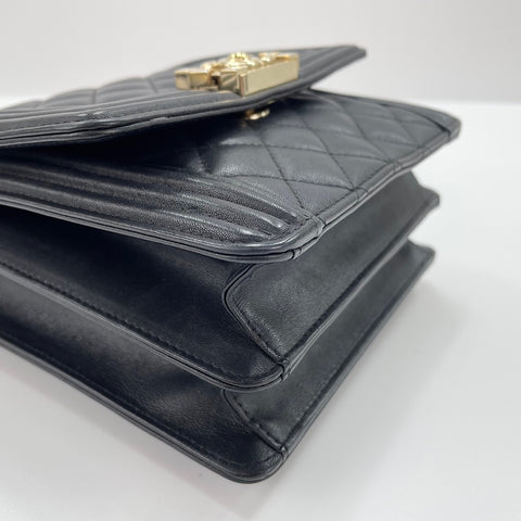 CHANEL Boy chanel Shoulder Bag lambskin black WS32409