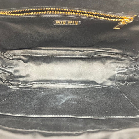 Miu Miu Materasse Handbag leather black WS32412