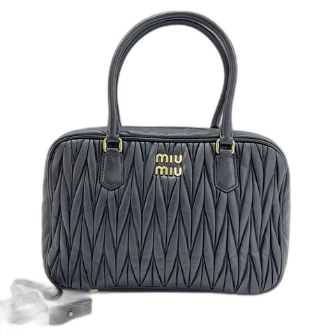 Miu Miu Materasse Handbag leather black WS32412