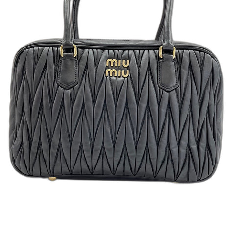 Miu Miu Materasse Handbag leather black WS32412