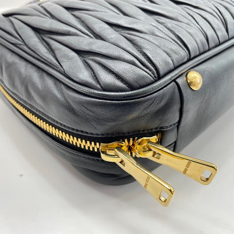 Miu Miu Materasse Handbag leather black WS32412