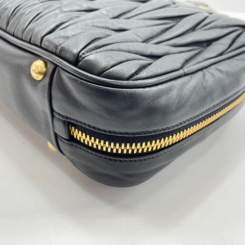 Miu Miu Materasse Handbag leather black WS32412