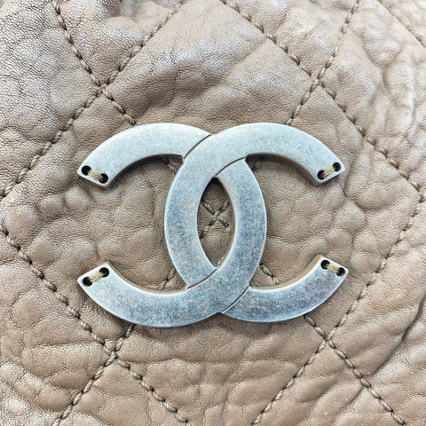 CHANEL Matelasse Shoulder Bag leather Brown WS32414