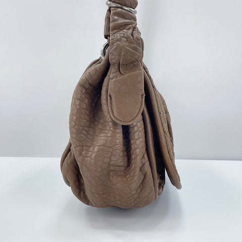 CHANEL Matelasse Shoulder Bag leather Brown WS32414
