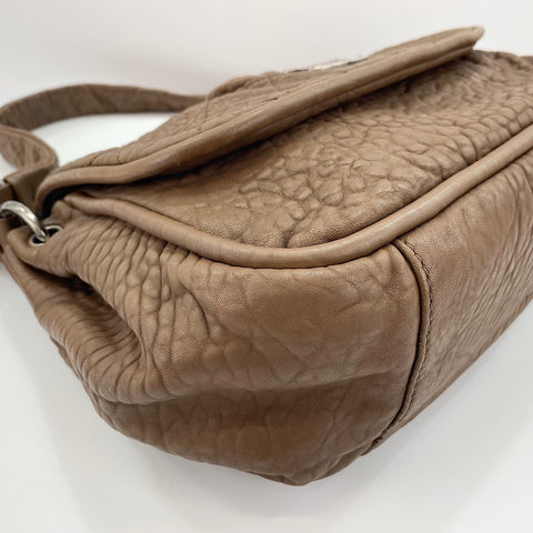 CHANEL Matelasse Shoulder Bag leather Brown WS32414