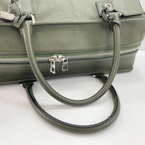 LOEWE Amazona 44 Anagram Handbag leather green WS32415