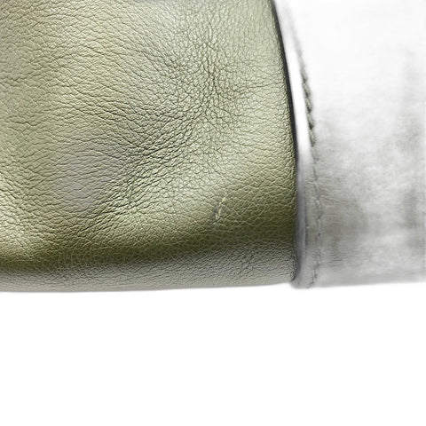 LOEWE Amazona 44 Anagram Handbag leather green WS32415