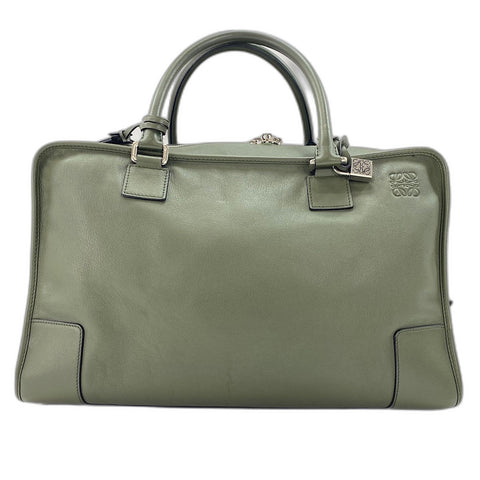 LOEWE Amazona 44 Anagram Handbag leather green WS32415