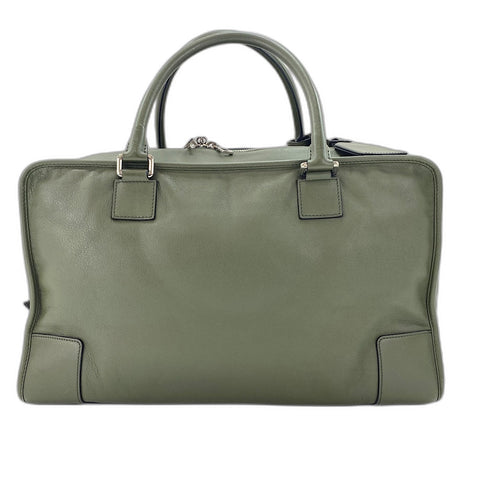 LOEWE Amazona 44 Anagram Handbag leather green WS32415