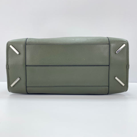 LOEWE Amazona 44 Anagram Handbag leather green WS32415